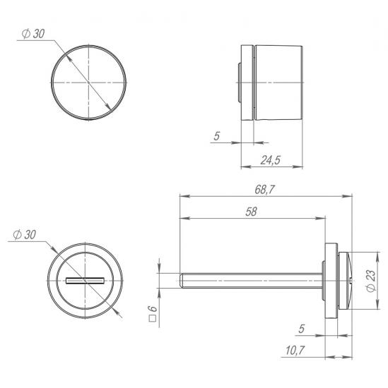 BK6.R.ART30 BL-26 черный