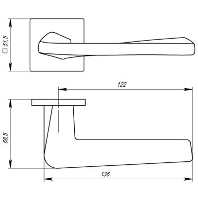 TORSO  SN-3 матовый никель