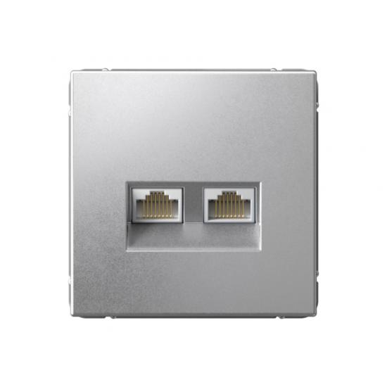 РОЗЕТКА двойная компьютерная RJ45+RJ45  