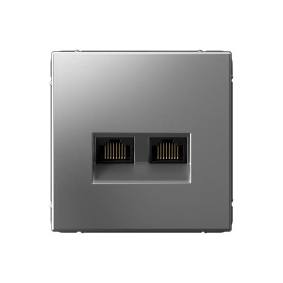 РОЗЕТКА двойная компьютерная RJ45+RJ45  