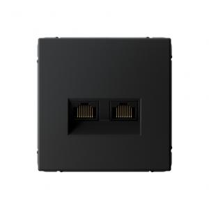 РОЗЕТКА двойная компьютерная RJ45+RJ45  