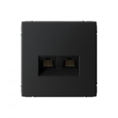 РОЗЕТКА двойная компьютерная RJ45+RJ45  