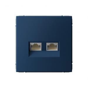 РОЗЕТКА двойная компьютерная RJ45+RJ45  