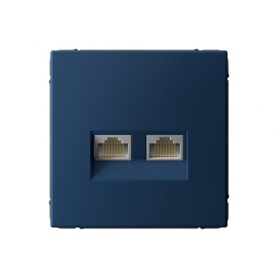 РОЗЕТКА двойная компьютерная RJ45+RJ45  
