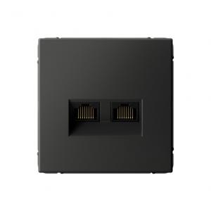 РОЗЕТКА двойная компьютерная RJ45+RJ45  