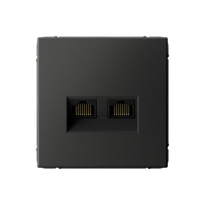 РОЗЕТКА двойная компьютерная RJ45+RJ45  