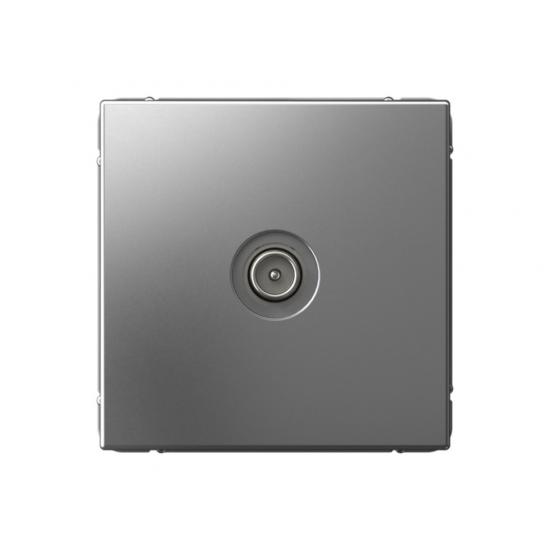 TV РОЗЕТКА оконечная 1DB   Сталь