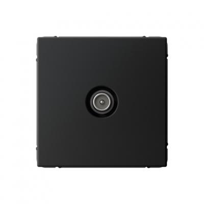 TV РОЗЕТКА оконечная 1DB   Карбон