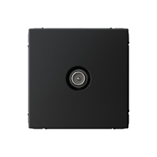 TV РОЗЕТКА оконечная 1DB   Карбон