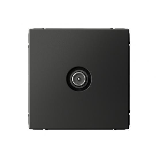 TV РОЗЕТКА оконечная 1DB   Базальт