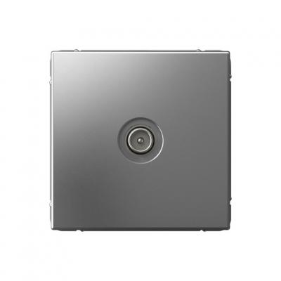 TV РОЗЕТКА проходная 4DB   Сталь
