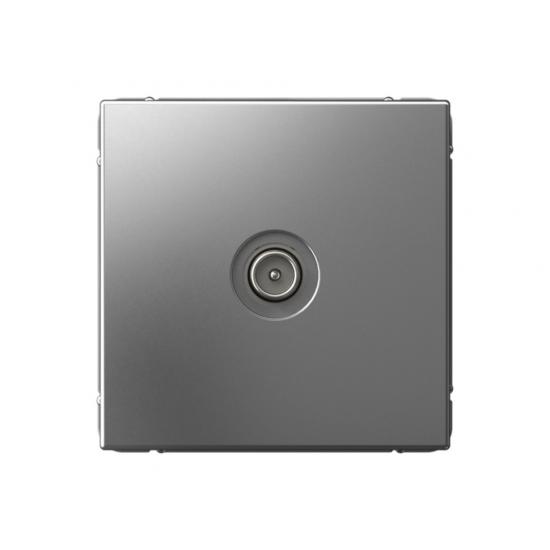 TV РОЗЕТКА проходная 4DB   Сталь