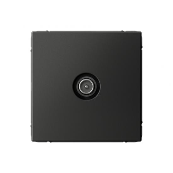 TV РОЗЕТКА проходная 4DB   Базальт
