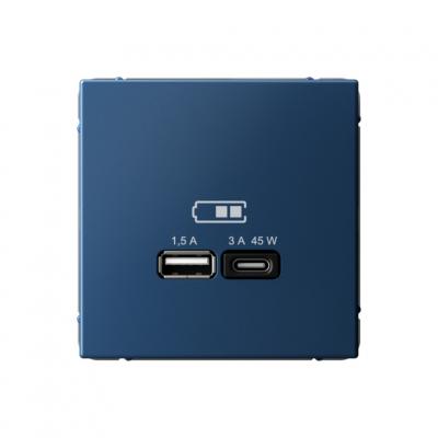  USB РОЗЕТКА A + тип-C 45Вт высокоскор.заряд.  