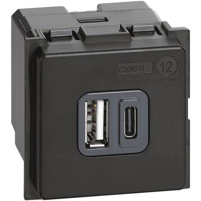 K4287C2 - LIVING NOW. Зарядное устройство USB Стандарт A-С 3000мА 2 модуля.