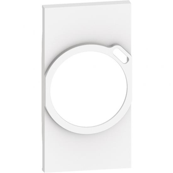 KW63 - LIVING NOW. Лицевая панель для комбинированных розеток 2К+З/USB 2 модуля.Цвет Белый.