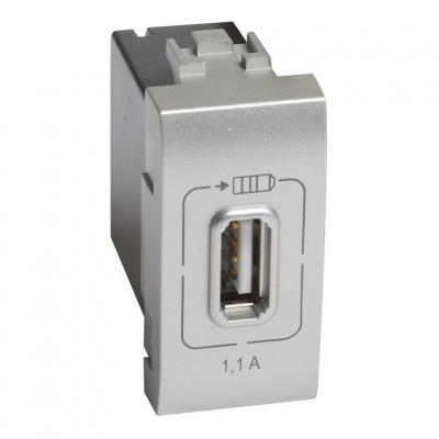 LL Зарядка USB 1,1А 1м алю