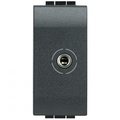 LivingLight Разъем Аудио Jack 3,5 цвет антрацит