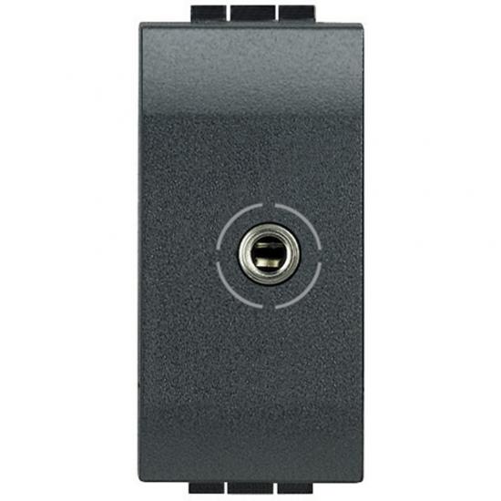 LivingLight Разъем Аудио Jack 3,5 цвет антрацит