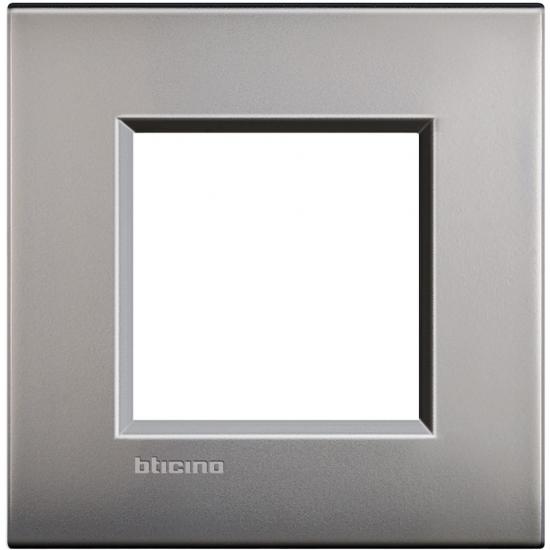 LivingLight Рамка AIR 1 пост, цвет Матовый никель
