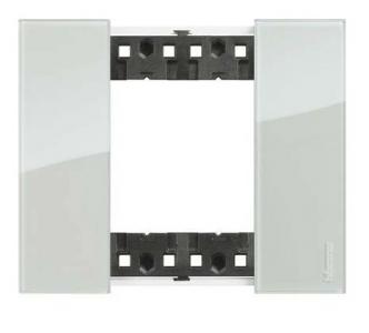 BTICINO KA4802DA - LIVING NOW. Декоративная рамка 2 модуля.Цвет "Небо"