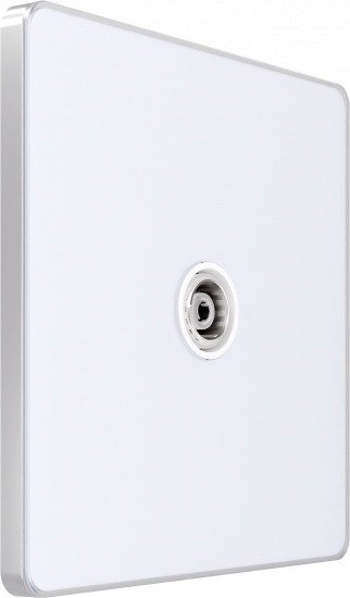 Розетка TV оконечная System Electric Infinity 5-1000MГц, арктический лед FSE000191