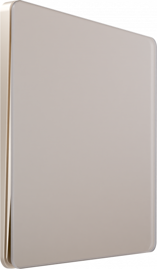 Выключатель одноклавишный кнопочный System Electric Infinity 10А, песчаный берег FSE000515