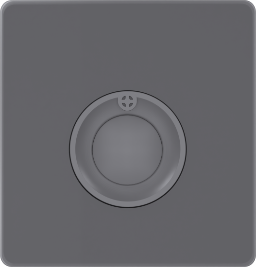 Выключатель кнопочный 100Вт с выдержкой времени (230В) System Electric Infinity 10А, вулканический пепел FSE000768