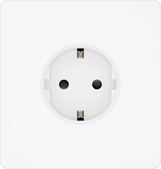 Розетка с заземлением со шторками System Electric Infinity 16А/250В, арктический лед FSE000145