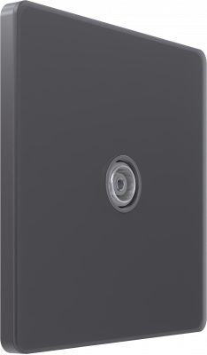 Розетка TV оконечная System Electric Infinity 5-1000MГц, вулканический пепел FSE000791