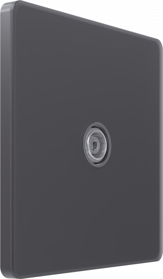 Розетка TV оконечная System Electric Infinity 5-1000MГц, вулканический пепел FSE000791