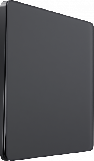 Выключатель-переключатель одноклавишный System Electric Infinity 10А, вулканический пепел FSE000761