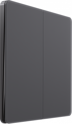 Выключатель-переключатель двухклавишный System Electric Infinity 10А, вулканический пепел FSE000765