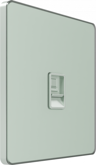 Розетка компьютерная одинарная System Electric Infinity RJ45 5 кат., таежное утро FSE000883