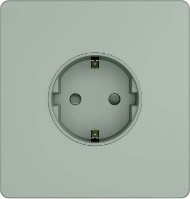 Розетка с заземлением со шторками System Electric Infinity 16А/250В, таежное утро FSE000845