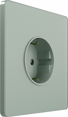 Розетка с заземлением со шторками System Electric Infinity 16А/250В, таежное утро FSE000845