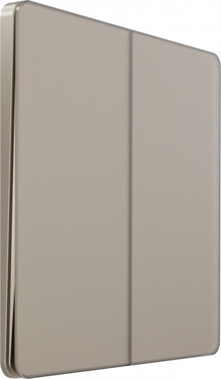 Выключатель двухклавишный кнопочный System Electric Infinity 10А, песчаный берег FSE000517