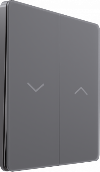 Выключатель управления для жалюзи и рольставней System Electric Infinity 10А/250В, вулканический пепел FSE000719