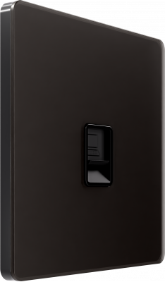 Розетка компьютерная одинарная System Electric Infinity RJ45 5 кат., полярная ночь FSE001083