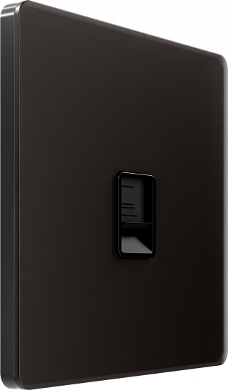 Розетка компьютерная одинарная System Electric Infinity RJ45 5 кат., полярная ночь FSE001083