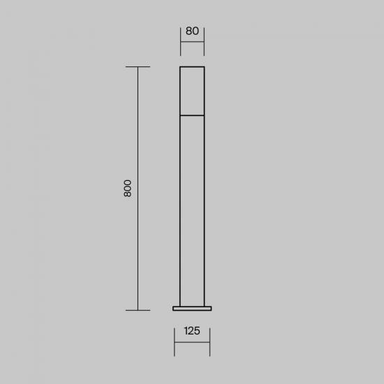 Ландшафтный светильник Уиллис / Willis E27х1 60Вт IP 54