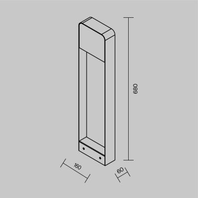 Ландшафтный светильник Портал / Porte 3000К 5Вт IP 54