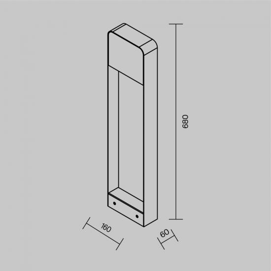 Ландшафтный светильник Портал / Porte 3000К 5Вт IP 54