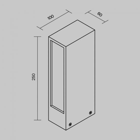 Ландшафтный светильник Хоф / Hof 3000К 6Вт IP 65