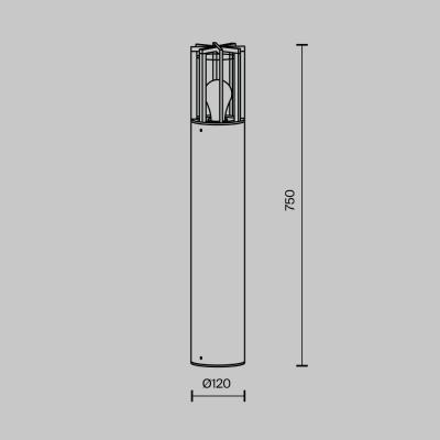 Ландшафтный светильник Баррель / Barrel E27x1 15Вт IP 54