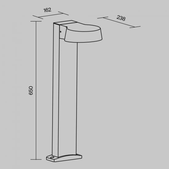 Ландшафтный светильник Пай / Share 3000K 12Вт IP 54