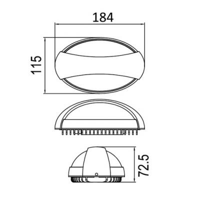 SIDNEY LED W1861 S