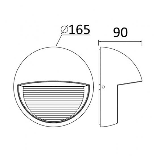 SIDNEY LED W1865