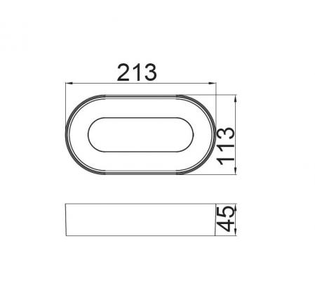 SIDNEY LED W3491S-3K