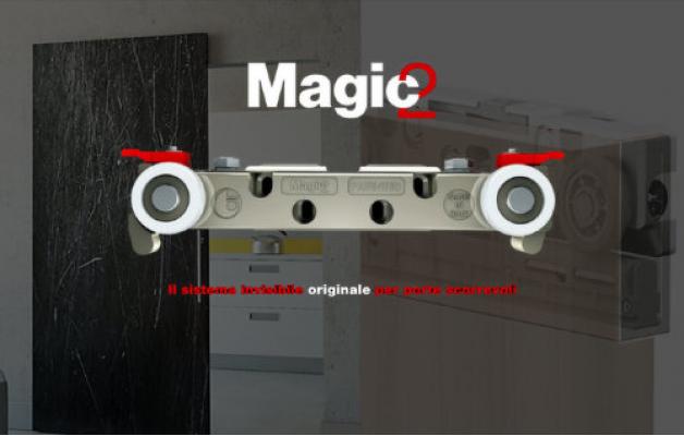 Раздвижная система для двери Terno Scorrevoli Magic 2 80-110 см